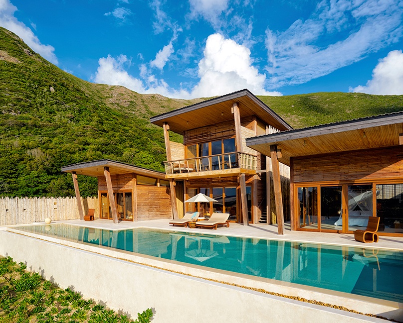 Six Senses Con Dao 4 bedroom ocean view pool villa